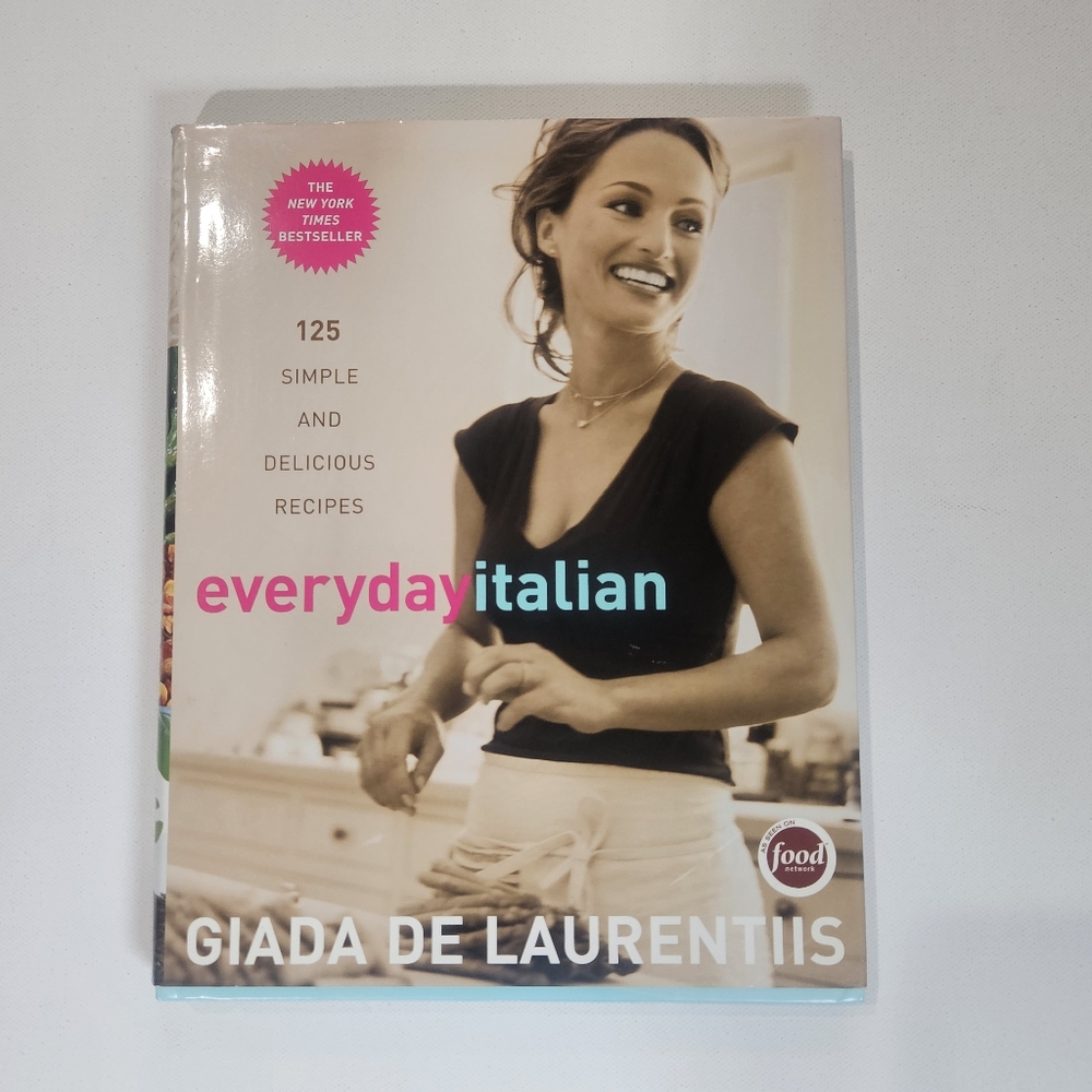Giada De Laurentiis Everyday Italian Cookbook Food Network Hardcover